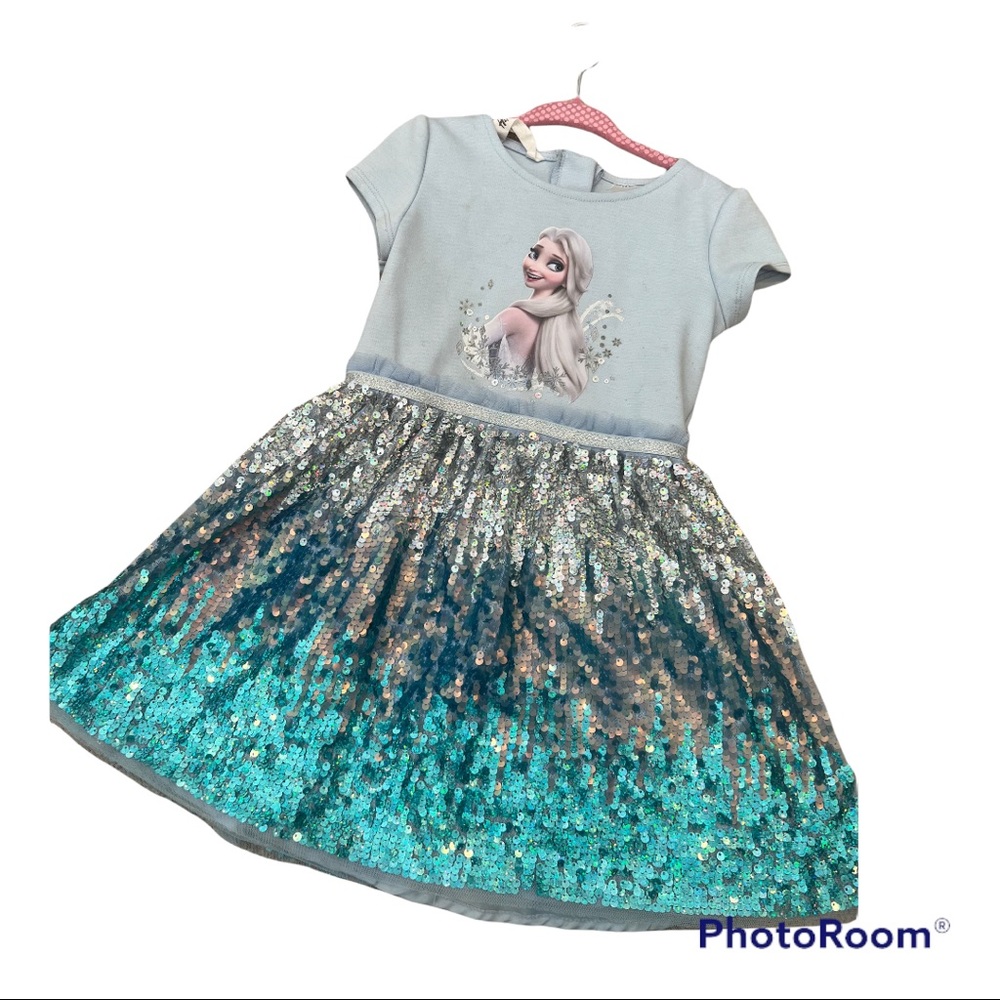 H&M toddler girls Elsa dress